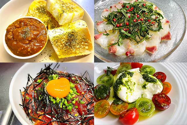 飲食コンサルタントの経験もある岳さんが作る料理は、どれも本格派！