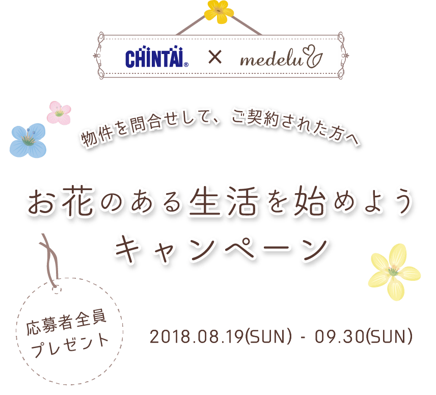 お花のある生活を始めようキャンペーン