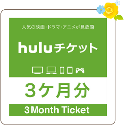 Huluチケット3ヶ月分