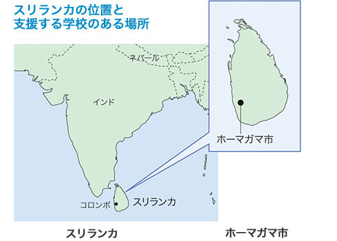 スリランカの地図