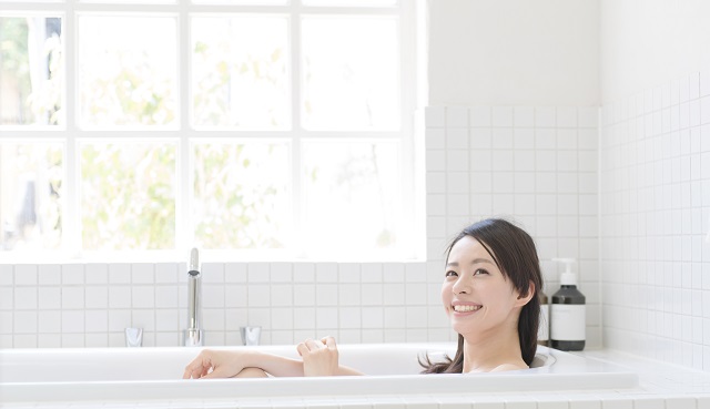 洗濯ものを気にせずにお風呂に入る