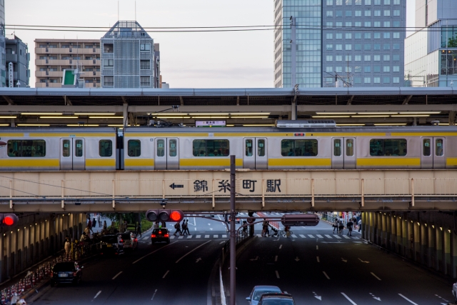 錦糸町駅と総武線