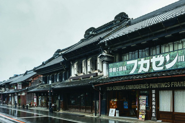 明治26年の川越大火を受け、防火対策を考えた蔵造りの街並みだ