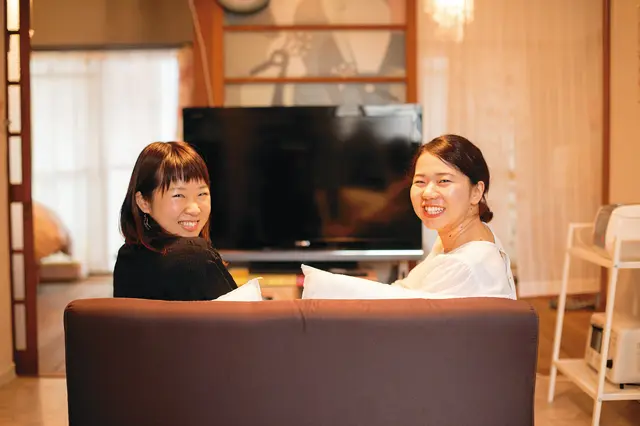 DIY可の賃貸物件に住む女子大生のお2人