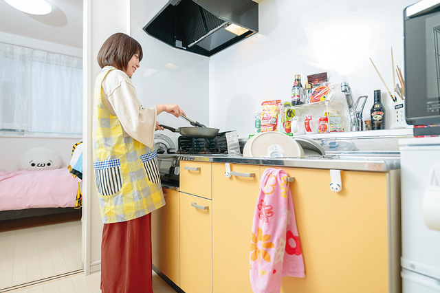 実はまだ米びつを買えていなくて、パスタがとても重宝しています!(北出 彩)