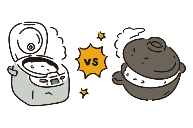 炊飯器 VS 土鍋+ガスコンロ どちらが安上がり?