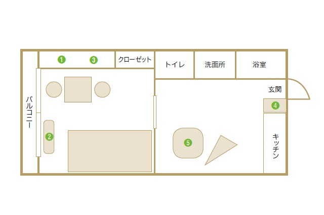 インテリア 1kをオシャレに使いやすく 真似したくなるミュージシャンの部屋 Chintai情報局