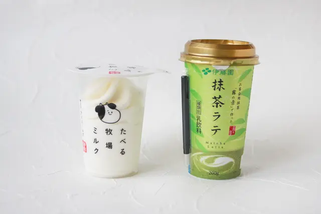 「たべる牧場ミルク」×「抹茶ラテ」|売り切れ続出!ファミマ限定「たべる牧場ミルク」のインスタ映えするアレンジ5選