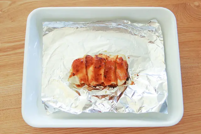 こんがり焼きあがった!|【コンビニ飯レシピ】10分でできちゃう!ラク早お弁当のおかずレシピ2選