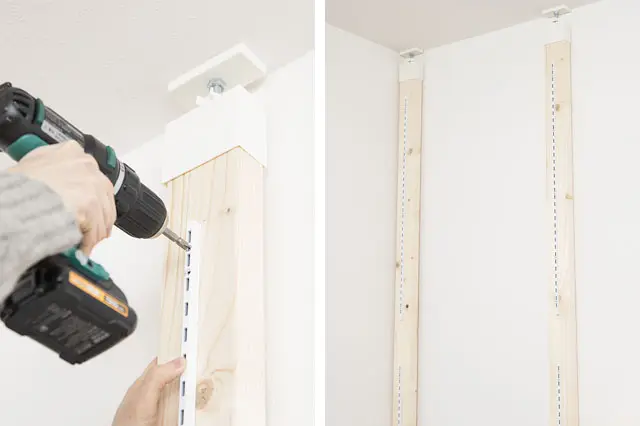 「どう使うか、どの位置に棚があると便利か」を考えて設置しよう!|【賃貸DIY】服も小物もすっきり収納! 人気のラブリコでオープンシェルフを作ろう