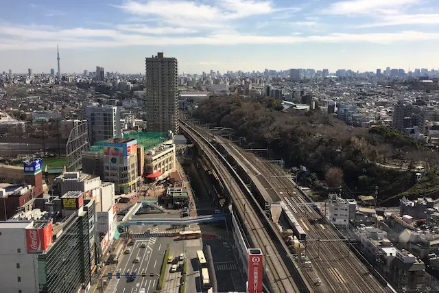 地上88.3mからの眺望。駅前のにぎやかな様子はもちろん、王子、上中里、田端の街並みまで一望できちゃうのだ|“日本最初の公園”飛鳥山公園がある街・王子を新旧グルメに胸キュンしながら歩いてみた