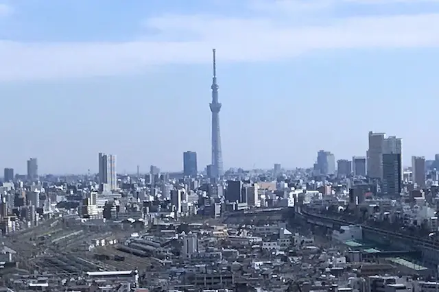 出ました、安定の東京スカイツリー!|“日本最初の公園”飛鳥山公園がある街・王子を新旧グルメに胸キュンしながら歩いてみた