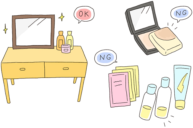 ドレッサーまわりは常に整理整頓して。使わない化粧品をとっておくと魅力が激減|出会いの春、風水で恋愛・結婚運アップのコツを中国命理学研究家 林秀靜さんに聞いてきた