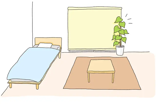 部屋に緑を足して気持ちをリフレッシュ。風水的には運気もアップするので一石二鳥!|いざ開運! 運気を良くする模様替えの方法を中国命理学研究家林秀靜さんに聞いてきた