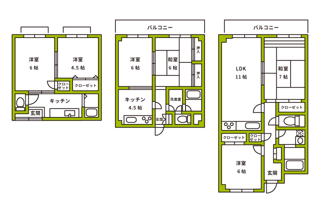 間取り解説 二人もファミリーも広々 2k 2dk 2ldkの違いと使い方のコツ Chintai情報局