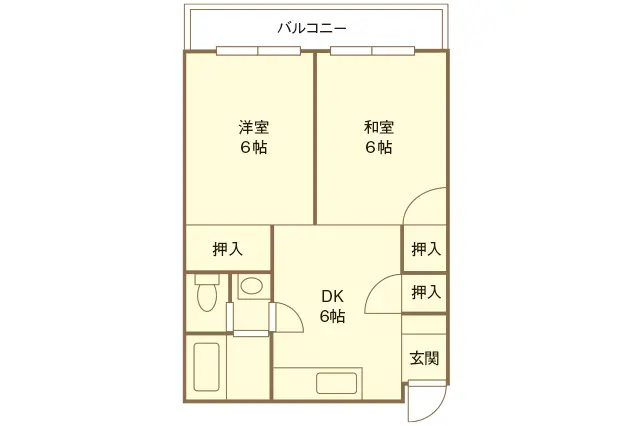2DKは生活リズムが違う・互いのプライベートスペースを確保したいカップルにおすすめ