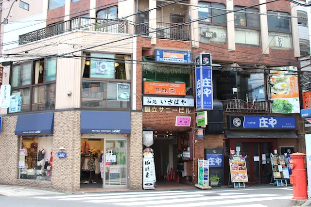 国立駅の飲食店、居酒屋、衣料品店