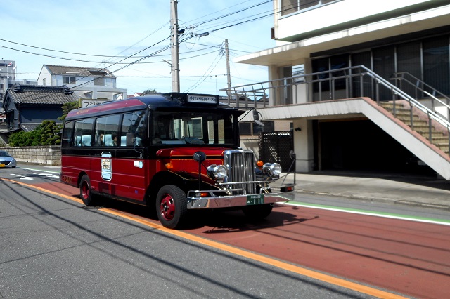 川越市内を走るバス