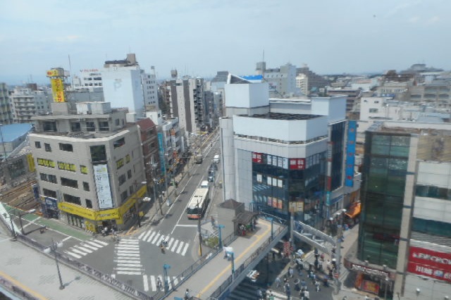 川越名駅周辺の様子