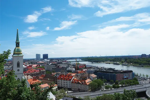 スロバキアのブラチスラバの風景