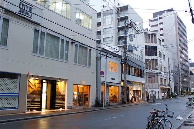 新町エリアの様子
