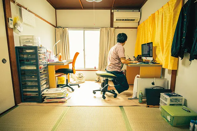 漫画家・じぇんじぇんさんが住む、中野の家賃4万5000円のアパート