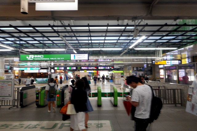 柏駅改札