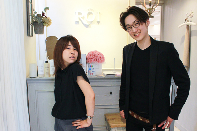 木村と関田さんのツーショット