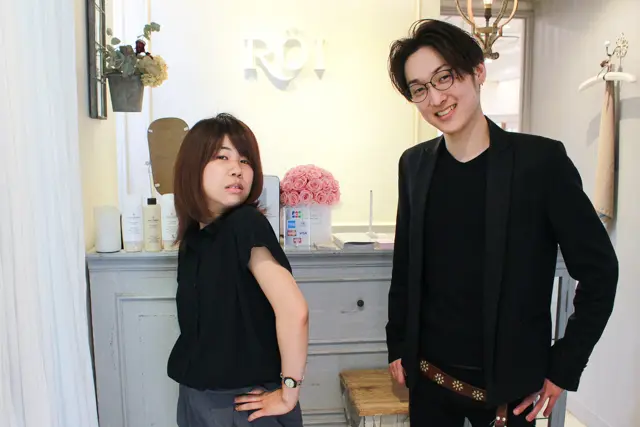 木村と関田さんのツーショット