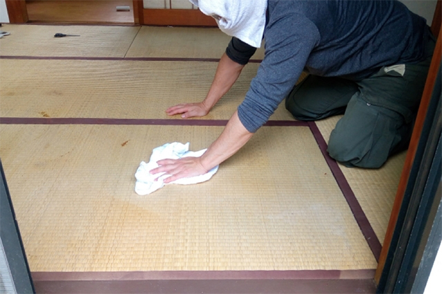 和室の掃除