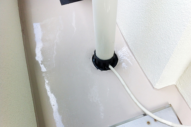 ベランダの排水溝