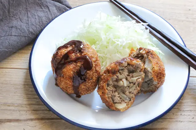 吉祥寺さとう風「丸メンチカツ」の完成