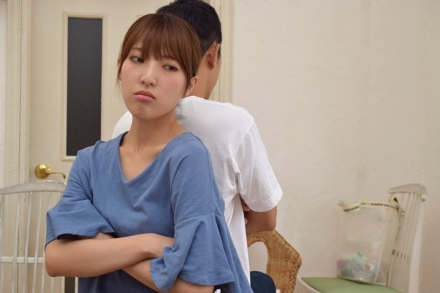 ケンカしているカップル