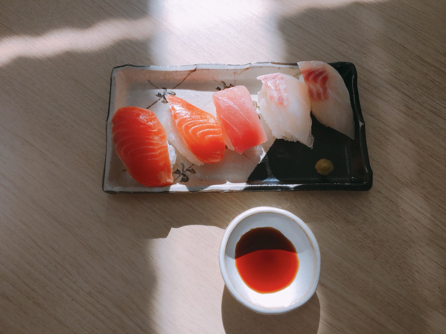 中山が作ったのは寿司