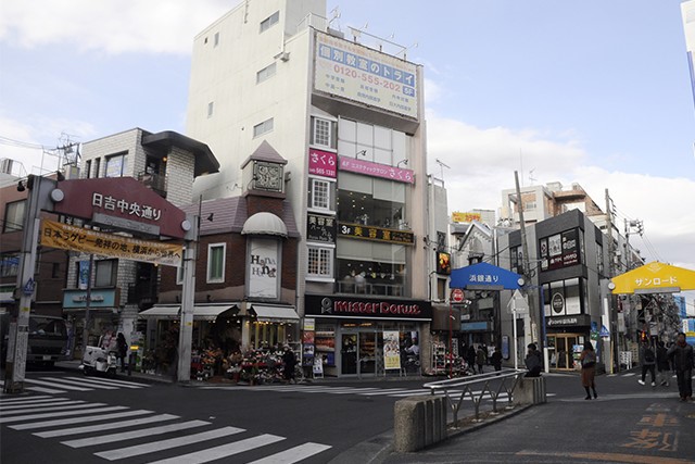 日吉駅周辺の商店街