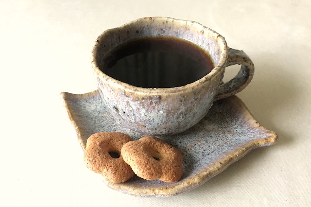 たんぽぽコーヒーとクッキー