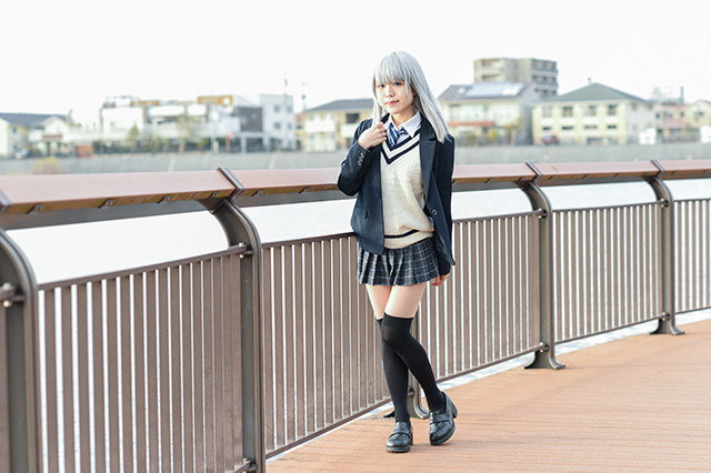 原付女子の雨色さんがコスプレして登場
