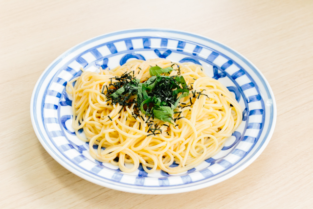 100均調理器「電子レンジで簡単パスタ」で調理したパスタ