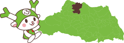 深谷市の地図