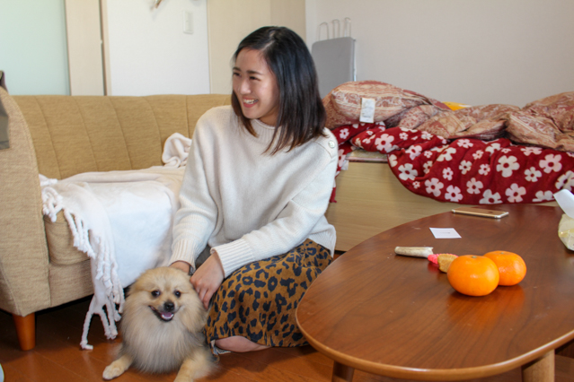 倫さんと愛犬フィコ君