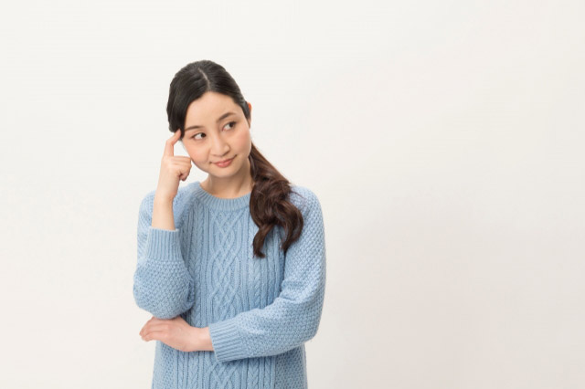 心配しているお母さん