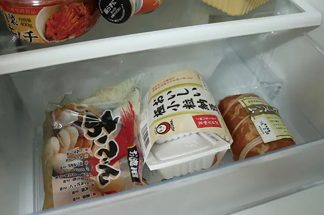 チルド室の悪い収納例