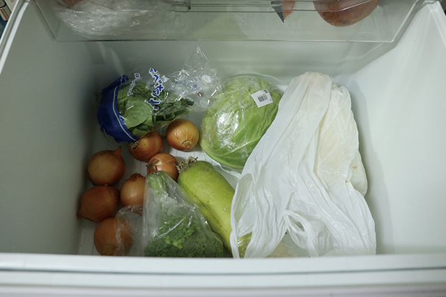 野菜室の悪い収納例