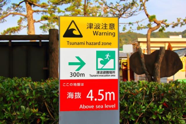 津波の発生に備えよう