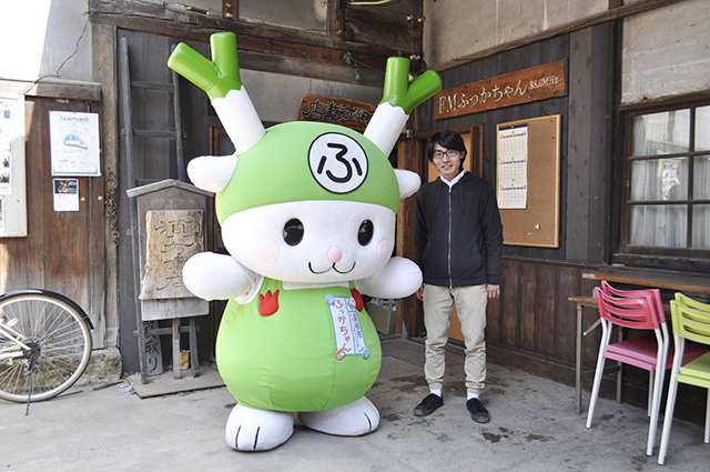 須方書店とふっかちゃん