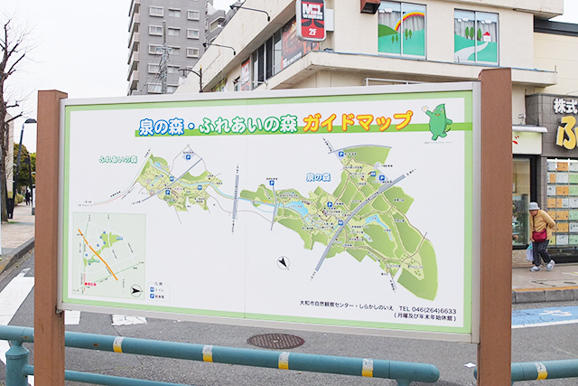 大和駅近くの自然