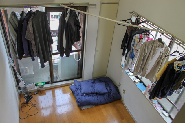 殺風景な城戸さんの部屋