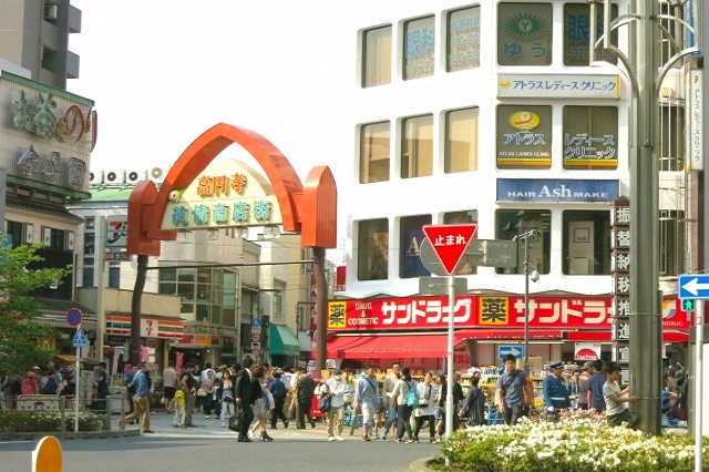 高円寺の町並み