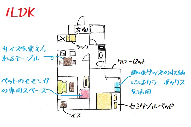 1ldk 2k 2dkのレイアウト実例 家具配置や収納の工夫を解説 二人暮らし Chintai情報局