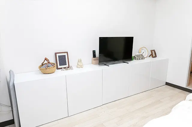 学さん・諒さんカップル宅のIKEAの収納